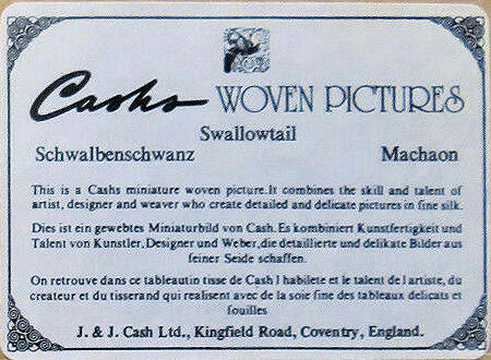 back label of this picture, with title in three languages