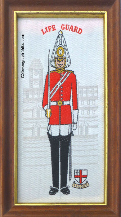 J & J Cash woven picture with image of a guardsman
