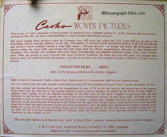 label attached to the back of this picture