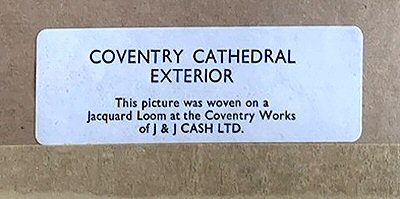 Cash's printed name on reverse of this picture