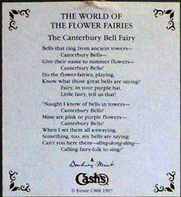 back label of this picture, with short poem