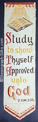 Bookmark with words