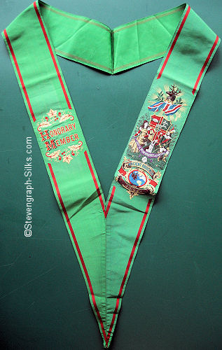sash with central picture