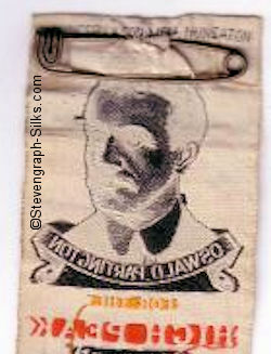 woven credit on back top turnover of this bookmark