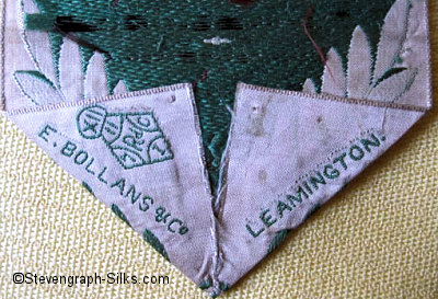 Diamond Registration Mark woven on reverse of this bookmark