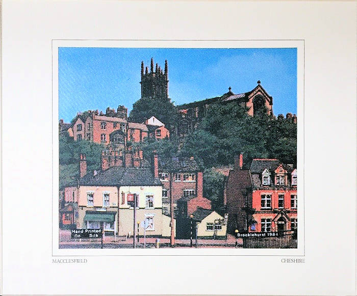 printed view of St Michael's Church in Macclesfield