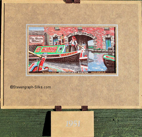 Brocklehurst-Whiston (BWA) silk image of The Goods Wharf as an original calendar