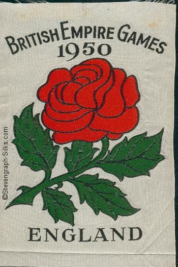 loose silk with strong image of the English Rose