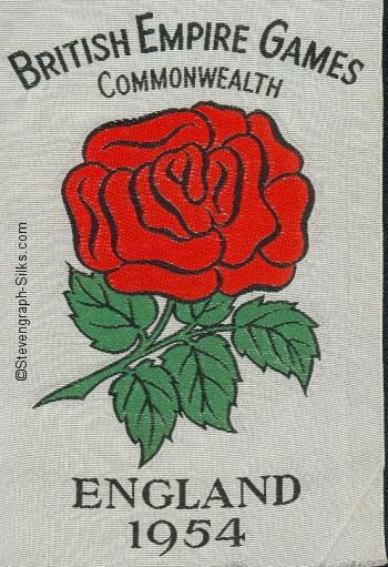 loose silk with strong image of the English Rose