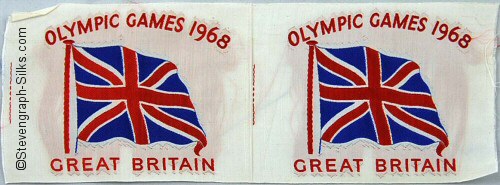 pair of loose silks with image of British Union Jack flag