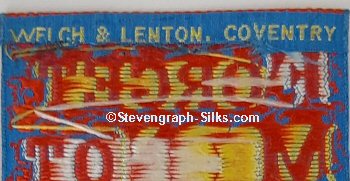 Welch & Lenton name woven on reverse