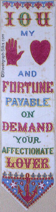 Bookmark with title words