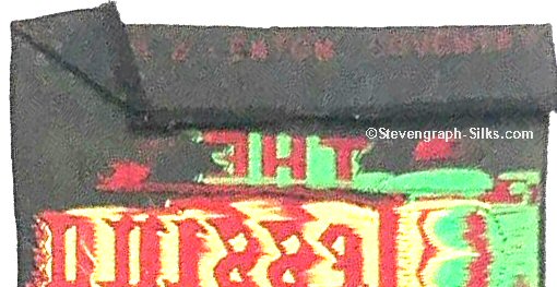 Welch & Lenton logo on the reverse top turn-over of this bookmark