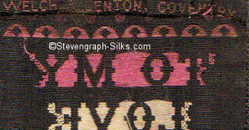 Welch & Lenton name woven on reverse