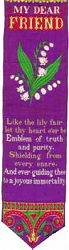 bookmark woven by Welch & Lenton