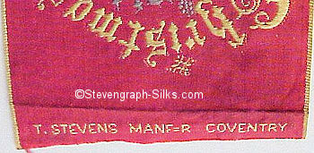 Stevens logo on the reverse top turn over