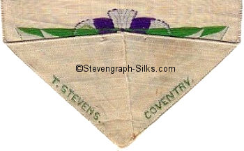 Stevens logo reverse top turn over of this bookmark