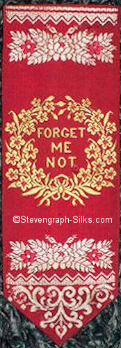 Bookmark with title words only, and decoration above and below