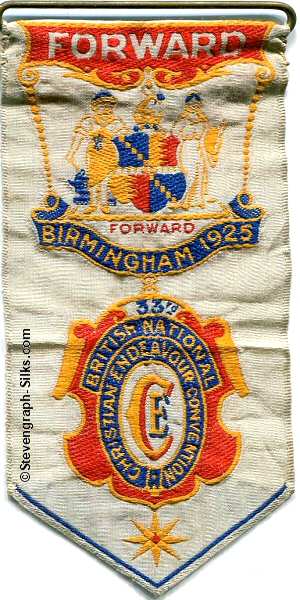 Bookmark or favour with words and image of Birmingham Coat of Arms