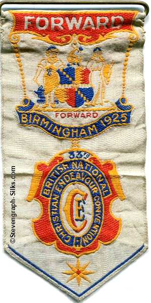 Bookmark or favour with words and image of Birmingham Coat of Arms