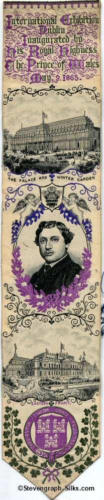 Bookmark with words at top, then images of buildings and Prince of Wales