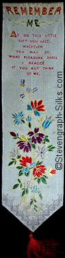 same silk bookmark with different background colour