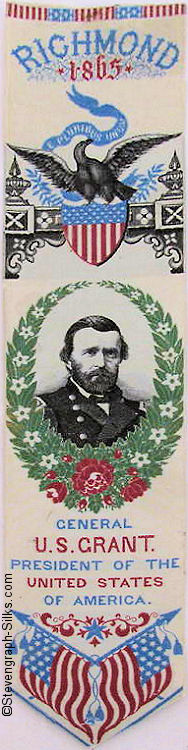 Bookmark with portrait of U. S. Grant