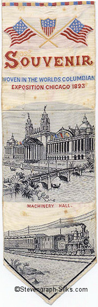 Bookmark from the Worlds Columbian Exposition, Chicago 1893