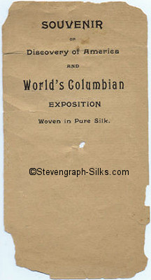 stiff backing paper used to support the bookmark in the post