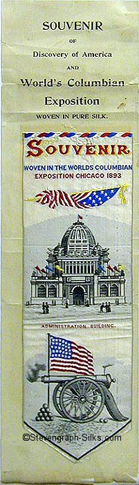 Bookmark from the Worlds Columbian Exposition, Chicago 1893