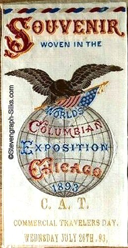 Bookmark from the Worlds Columbian Exposition, Chicago 1893