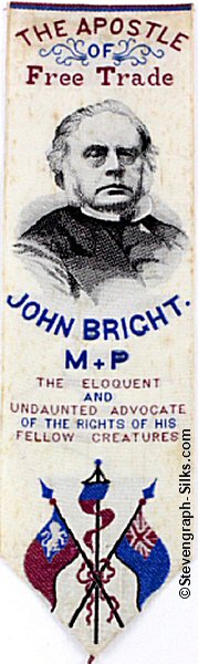 Words with image of John Bright