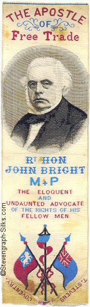 Words with image of John Bright