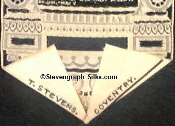 Stevens logo reverse pointed end of this bookmark