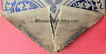 Stevens logo reverse pointed end of this bookmark