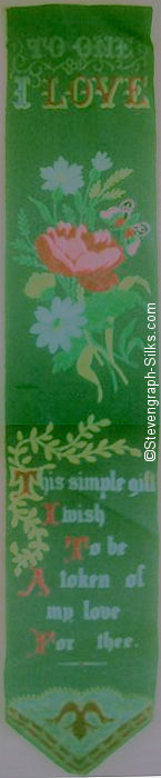 Same bookmark with green background