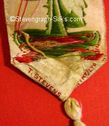 Bookmark with title words and image of flowers