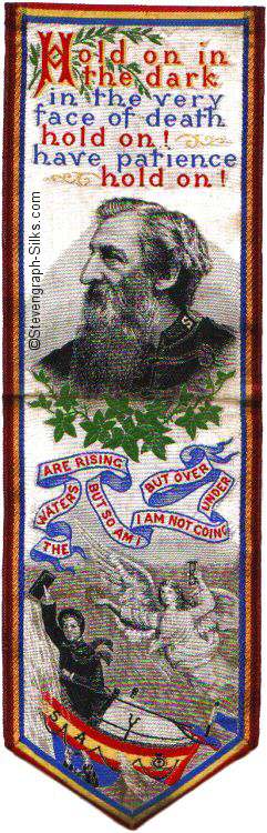 Bookmark with words and Salvation Army imagery