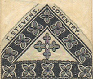 woven credit on reverse of this bookmark