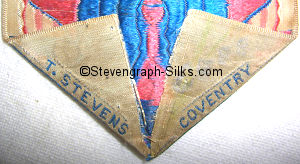 Stevens logo reverse pointed end of this bookmark