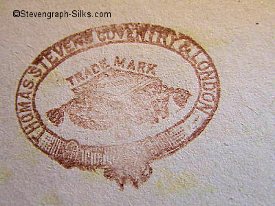 Stevens printed Trade Mark on the inside cover of the cardboard box