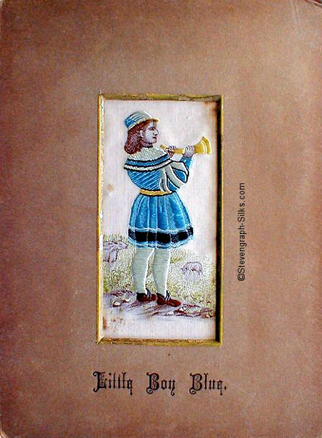 image of a Little Boy Blue, about to blow his horn