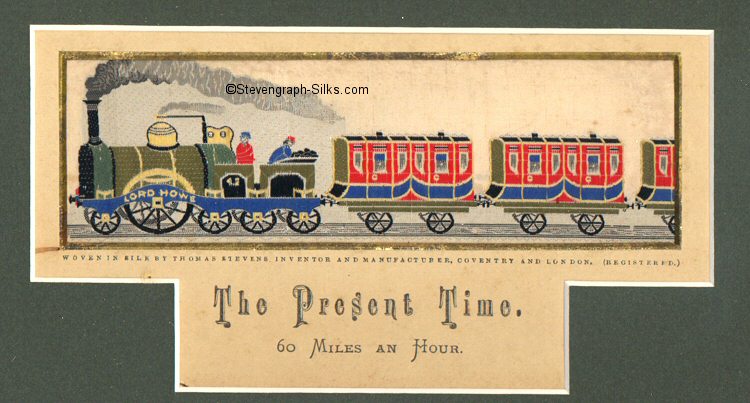 The Present Time - with 2 and part of a third carriages