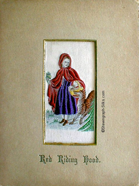 image of a little Red Riding Hood with a wolf