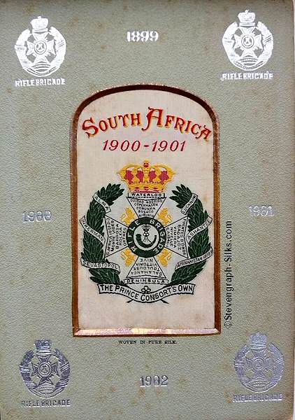 Image of regimental badge of the Rifle Brigade, The Prince Consort's Own