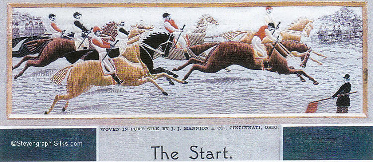 Seven horses and jockeys started on race, with Mannion credit)
