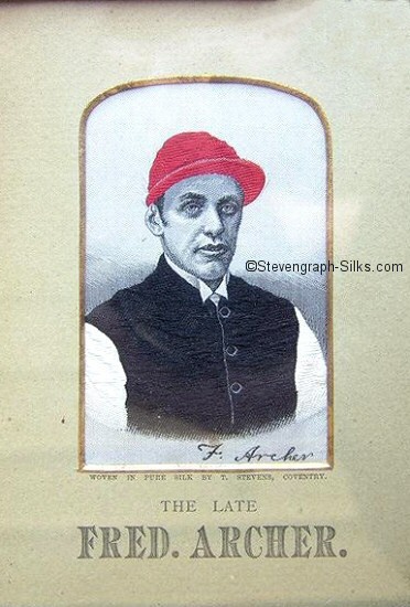 The Late Fred Archer - with Red cap, black jacket and white sleeves