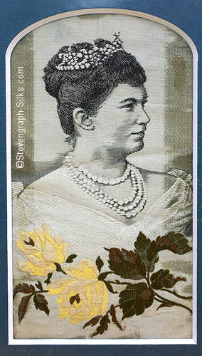 Image of Empress of Germany - Kaiserin Augusta Victoria - facing right