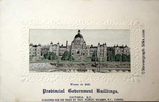 Panoramic view of Provincial Government Buildings, Victoria B.C.