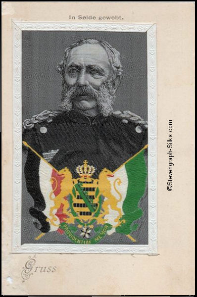 Portrait image of K&ouml;nig Albert von Sachsen (King Albert of Saxony)